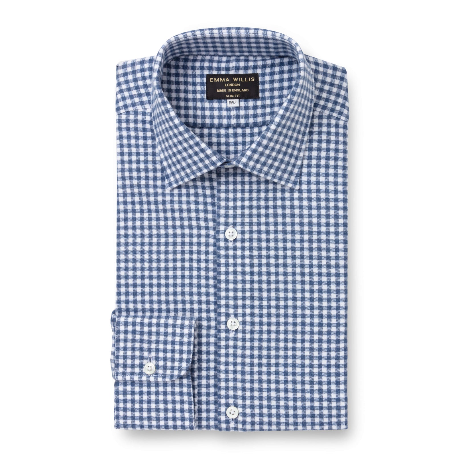 Gingham Brushed Cotton Shirt