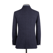 Single Breasted Notch Jacket In Glen Check