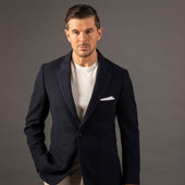Single Breasted Cardigan Jacket In Herringbone Jersey