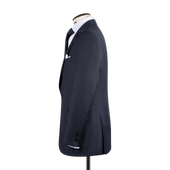 Single Breasted Classic Notch Suit In Hopsack