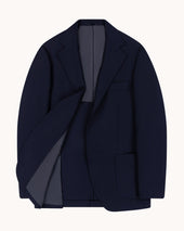 Sport Jacket Mock Leno Wool Hopsack