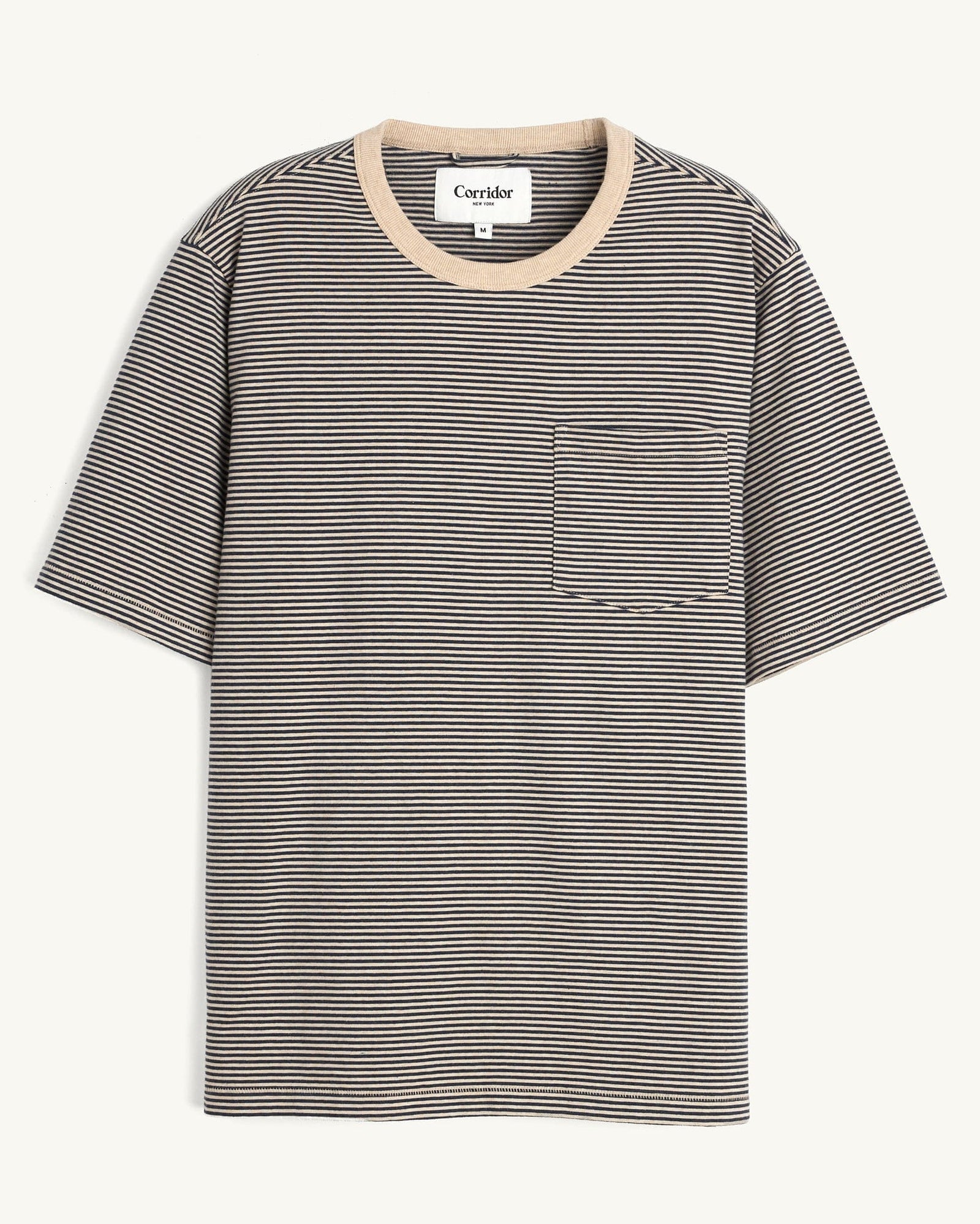 Stripe Tee - Navy