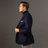 Notch Lapel Jacket In Tweed