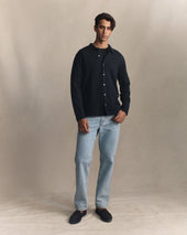Ice Cotton Shirt Navy