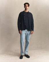 Ice Cotton Shirt Navy