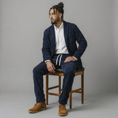 Laidback Pant Deep Sashiko Project May Shipment