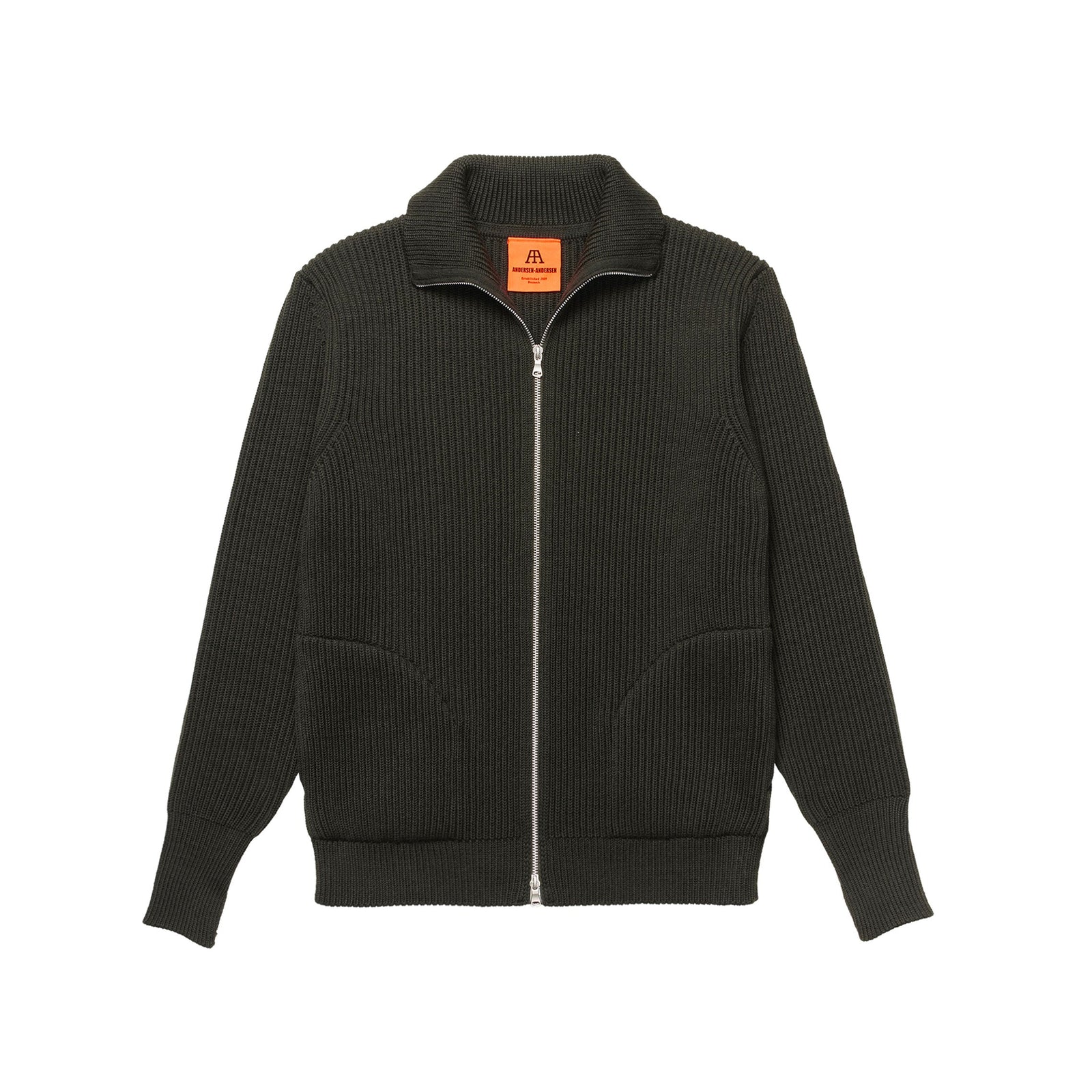 Full Zip Pockets Hunting Green