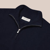 Cashmere Driver S Half Zip Sweater In