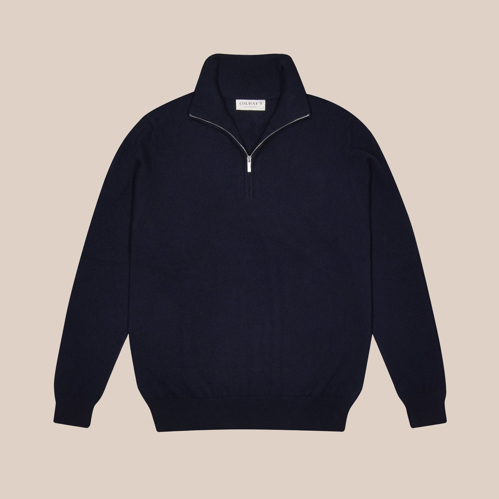 Cashmere Driver S Half Zip Sweater In