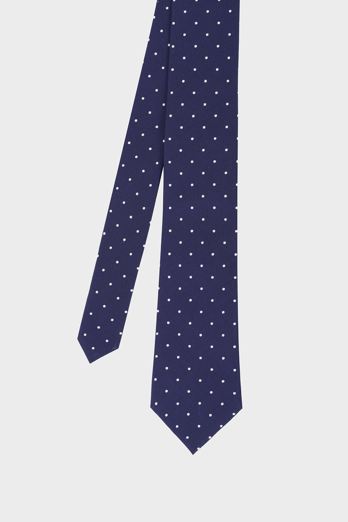 Navy Polka Dot Tie