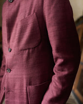 Nehru Jacket Raw Silk