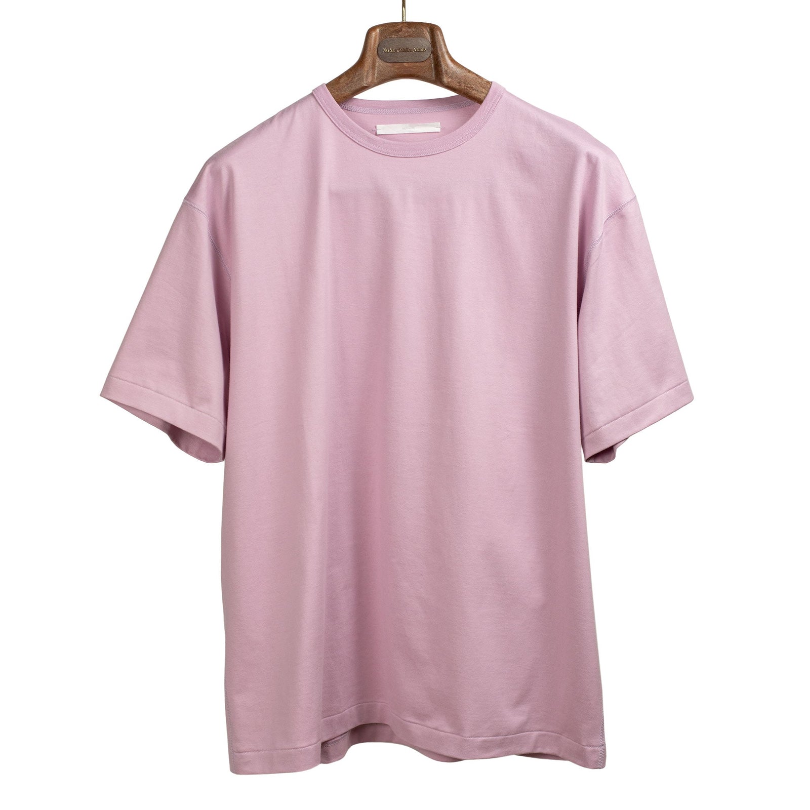 T Shirt In Dusty Lilac High Gauge Cotton