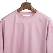 T Shirt In Dusty Lilac High Gauge Cotton