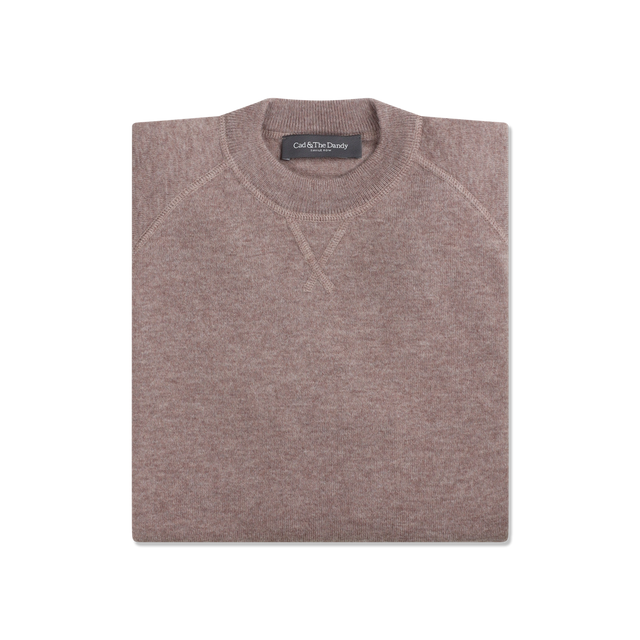 Crewneck Sportsman Jumper in Mink