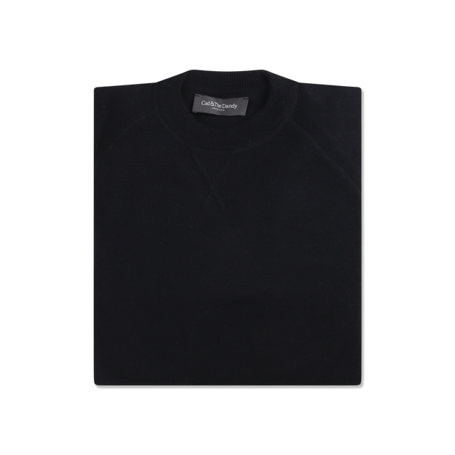 Crewneck Sportsman Jumper in Jet