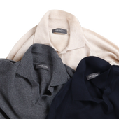 Polo Neck Jumper In Midnight