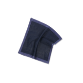 Knitted Pocket Square In Silk