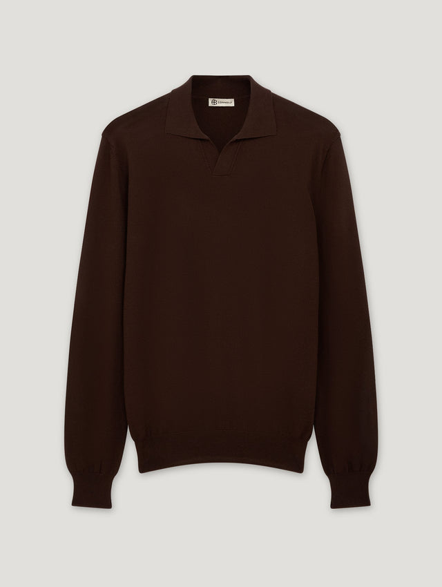 Brown Nice Polo