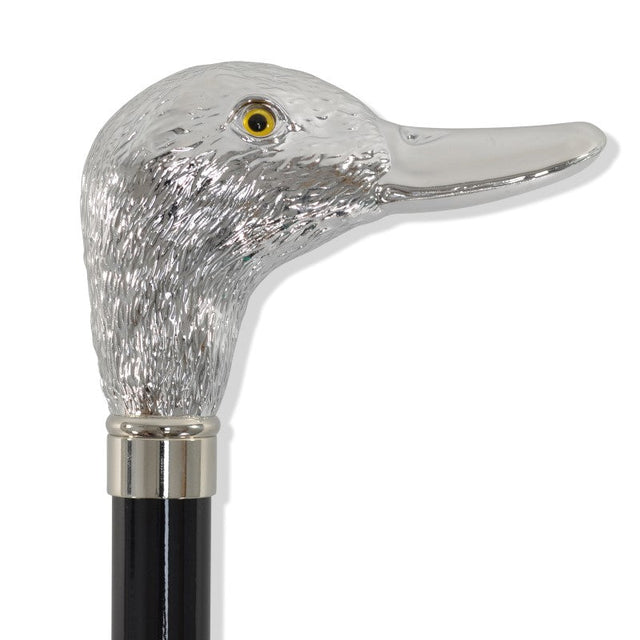 FWS2 Nickel Finish Duck Head Walking Stick (NEW 2026)