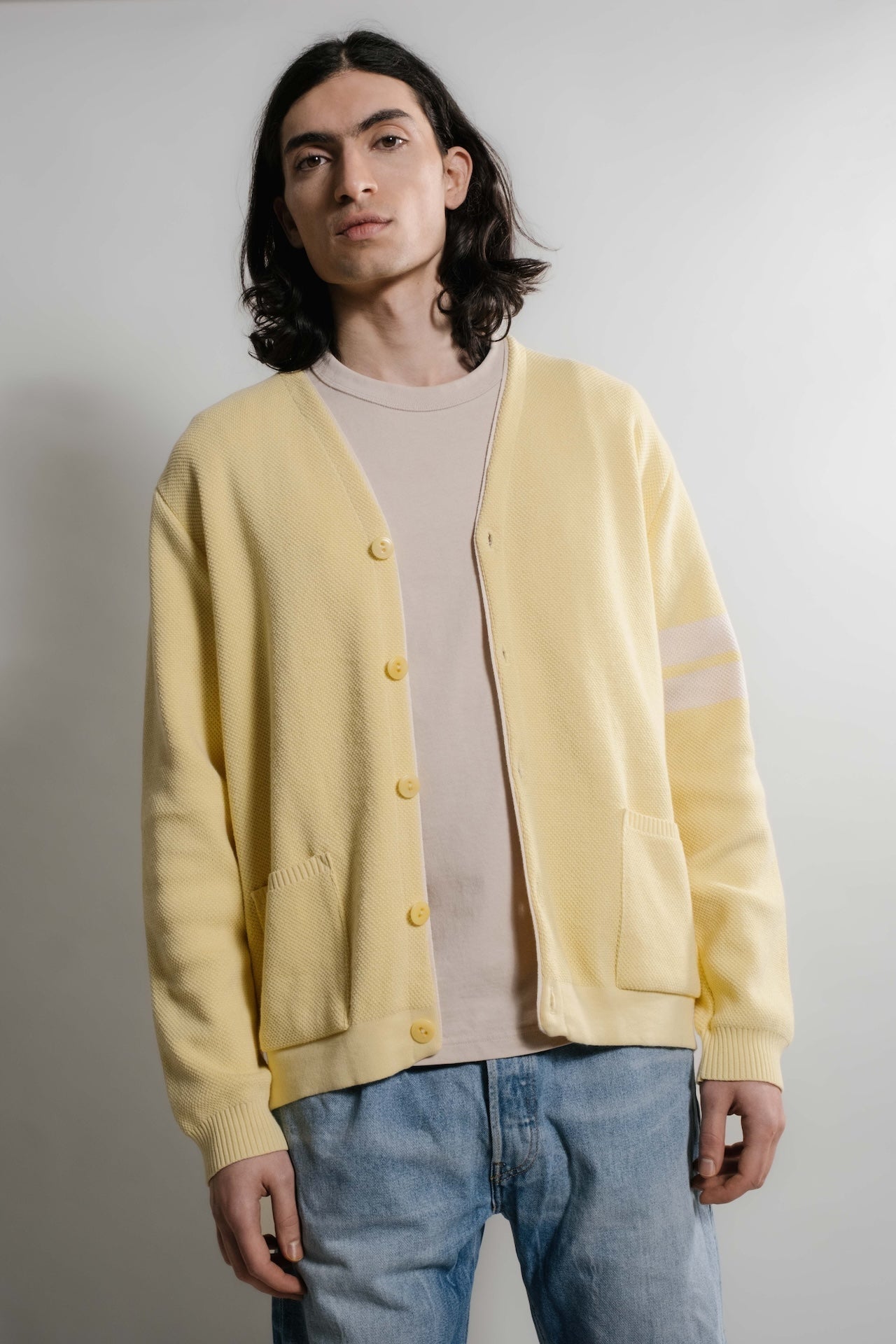 Youri Cardigan Coll Ge Citron