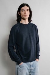 Pull Aris Col Rond Marine
