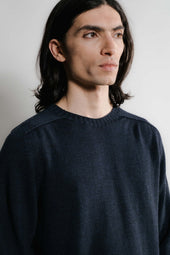 Pull Aris Col Rond Marine