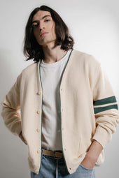 Youri cardigan Collège - Naturel