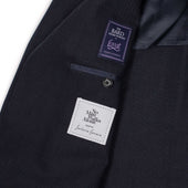 X Sartoria Carrara Unlined Jacket In Nailhead Lovat Bard 3 Ply Wool
