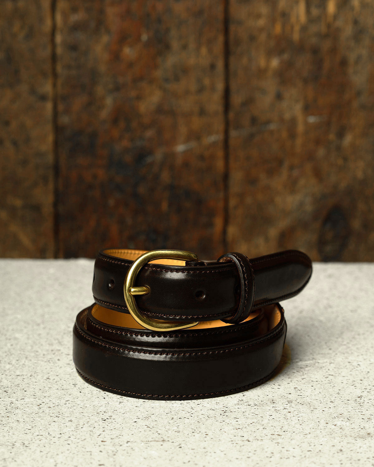 Nonpareil Cordovan Belt In Dark Brown