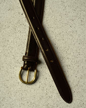 Nonpareil Cordovan Belt In Dark Brown
