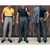 "Nouvelle Vague" Slacks - Charcoal Grey