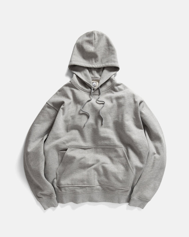 NOVIS HOODED SWEATSHIRT - PRACTICE HEATHER 19oz. ALL COTTON LOOPBACK TERRY FLEECE