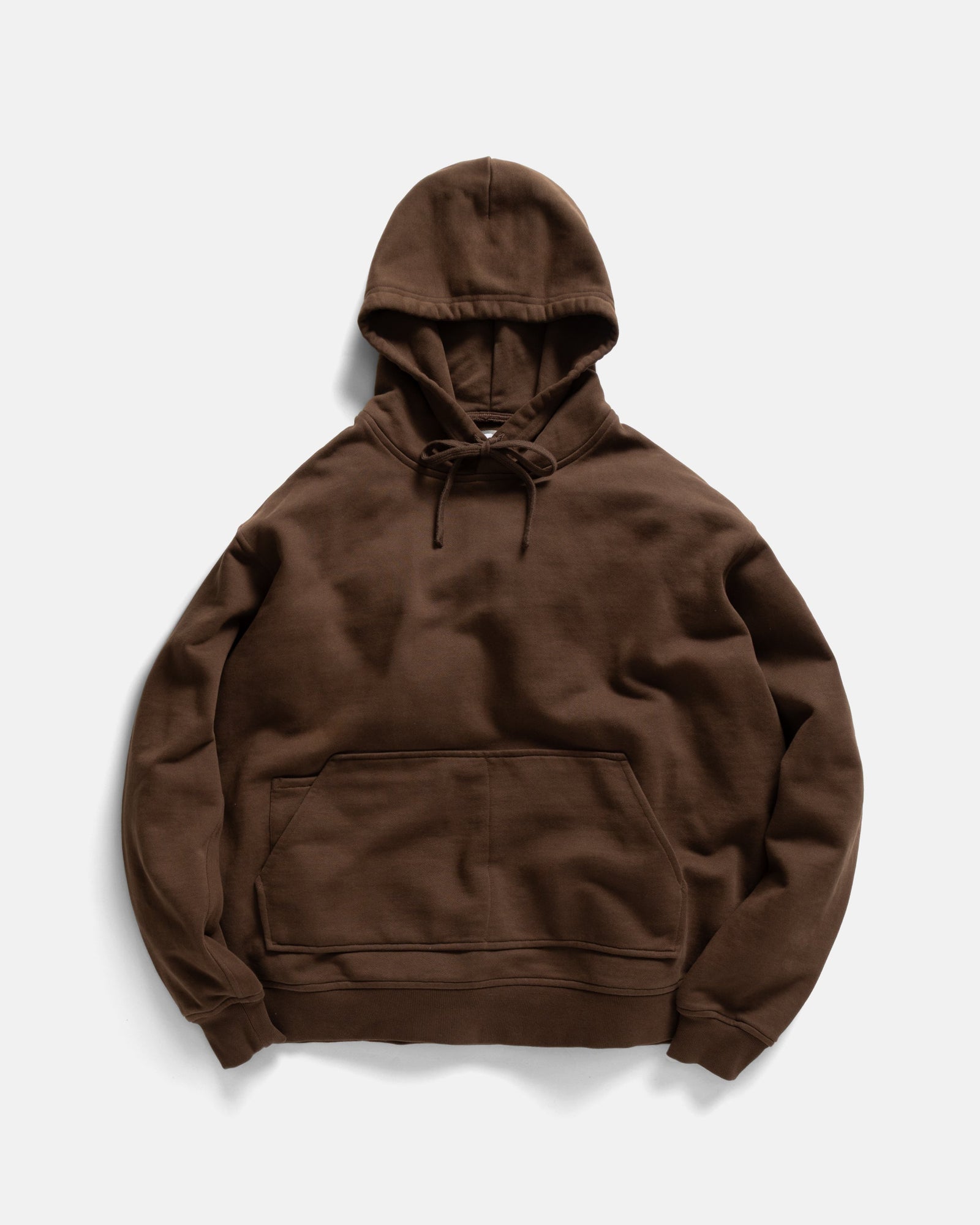 Novis Hooded Sweatshirt Fondente 19oz All Cotton Loopback Terry Fleece