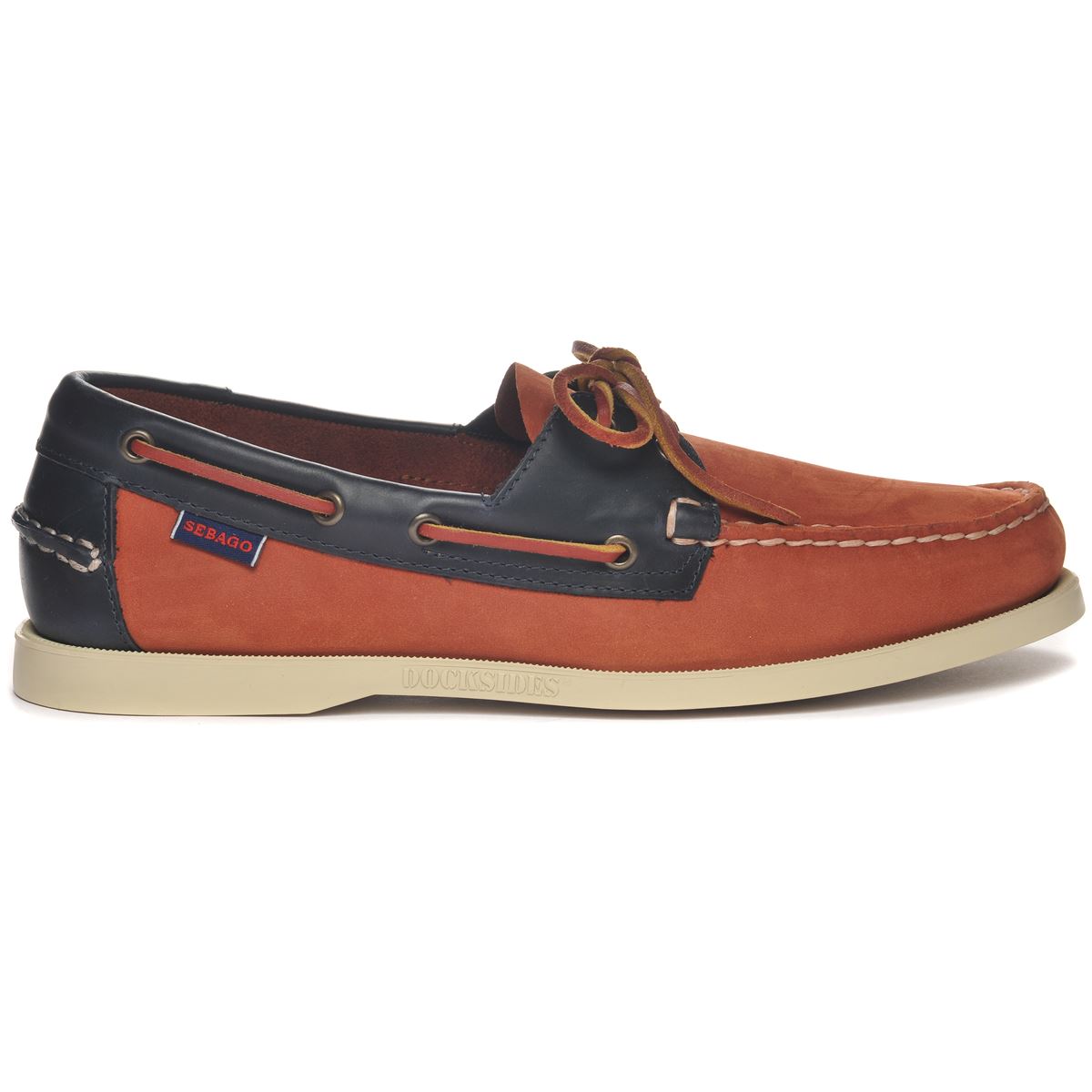Portland Nubuck Waxy - Coral / Blue Navy (FINAL SALE)