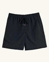 Nylon Drawstring Shorts - Black