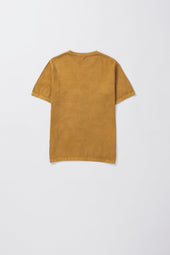 Yellow Cotton T Shirt