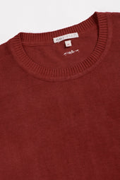 Crimson Pink Cotton Relaxed Fit T Shirt