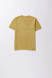 Ochre Knitted T Shirt