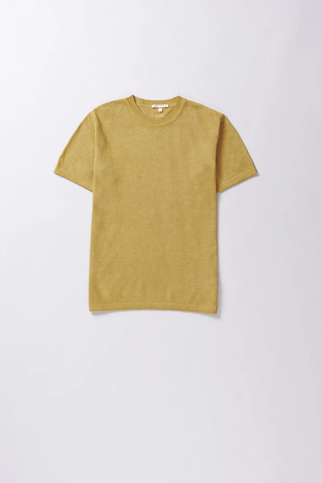 Ochre Knitted T Shirt