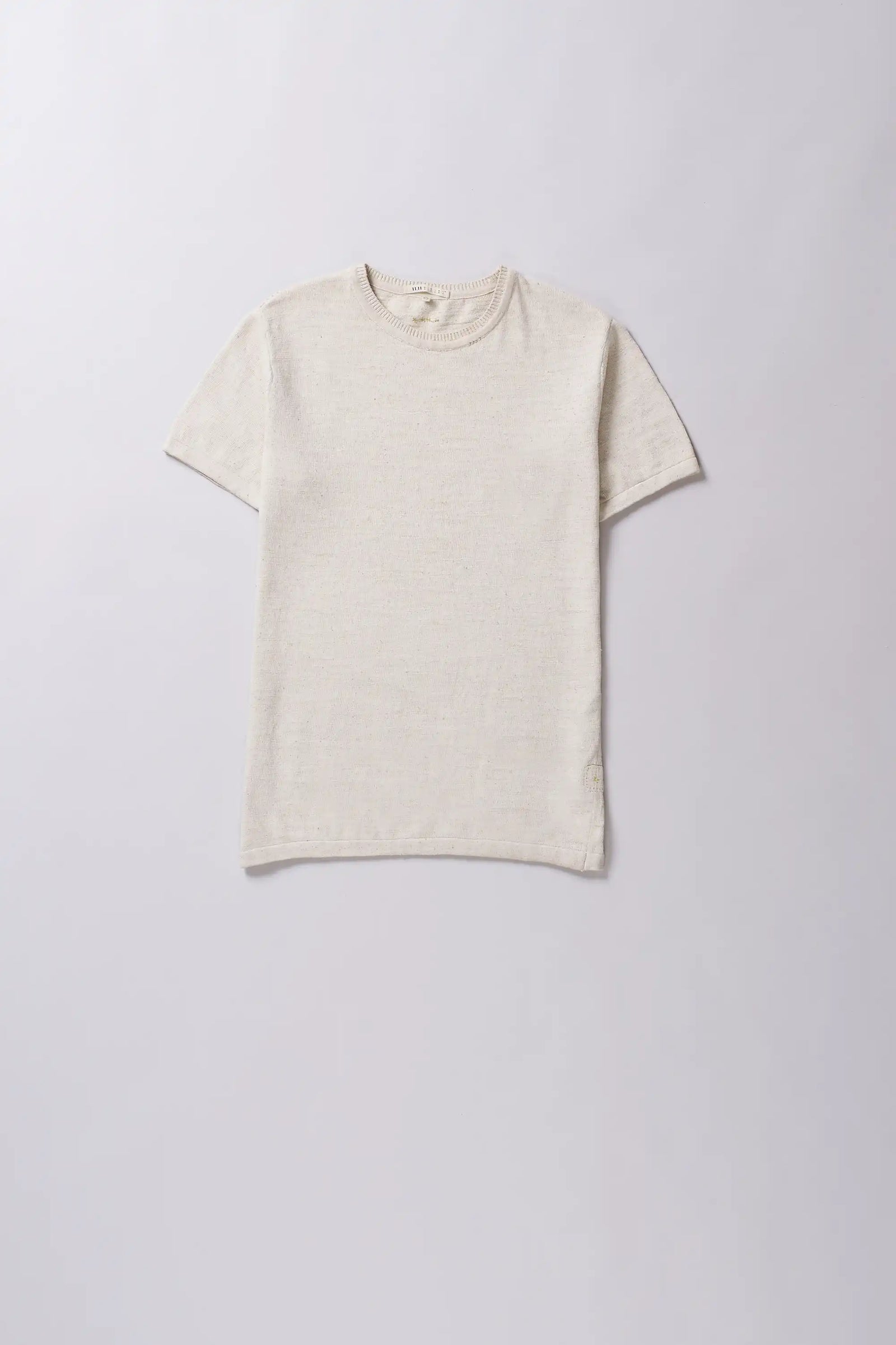 Ecru Knitted T Shirt