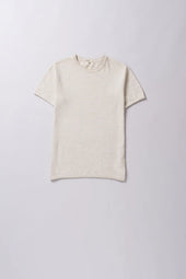 Ecru Knitted T Shirt