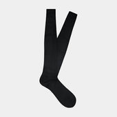 Black Knee High Socks