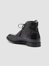 ANATOMIA 013 - Black Leather Ankle Boots