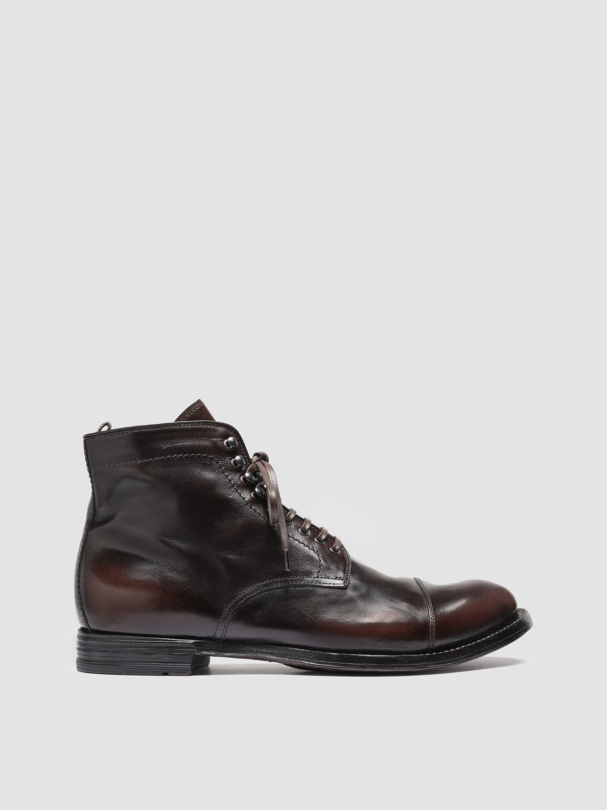 Anatomia 016 Dark Brown Leather Ankle Boots