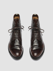 ANATOMIA 016 - Dark Brown Leather Ankle Boots
