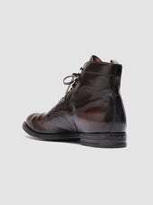 ANATOMIA 016 - Dark Brown Leather Ankle Boots