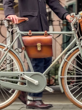 Oc Bike 001 Leather Bike Bag