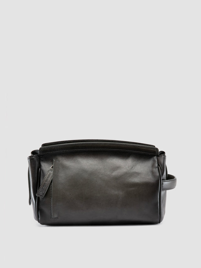 QUENTIN 022 - Grey Leather Pouch
