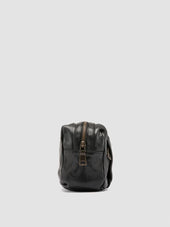 HELMET 054 - Black Leather Pouch