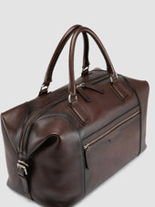 Jules 006 Dark Brown Leather Travel Bag